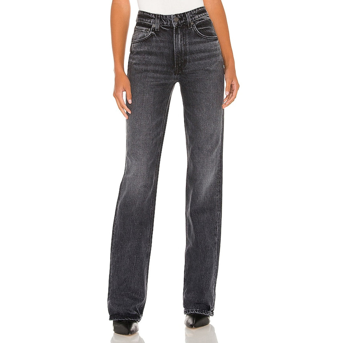 Grlfrnd High Rise Rockaway Melanie Bootcut Denim Jeans Size 25