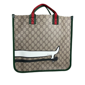 Gucci Children's Beige Printed Gg Tote Bag