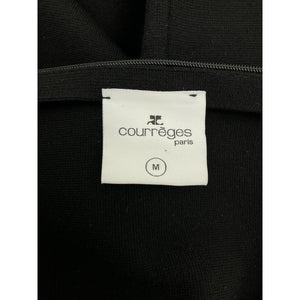 Courrèges Sleek Black Milano Knit Jumpsuit Size M