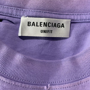 Balenciaga Purple Caps Jersey T Shirt Size S