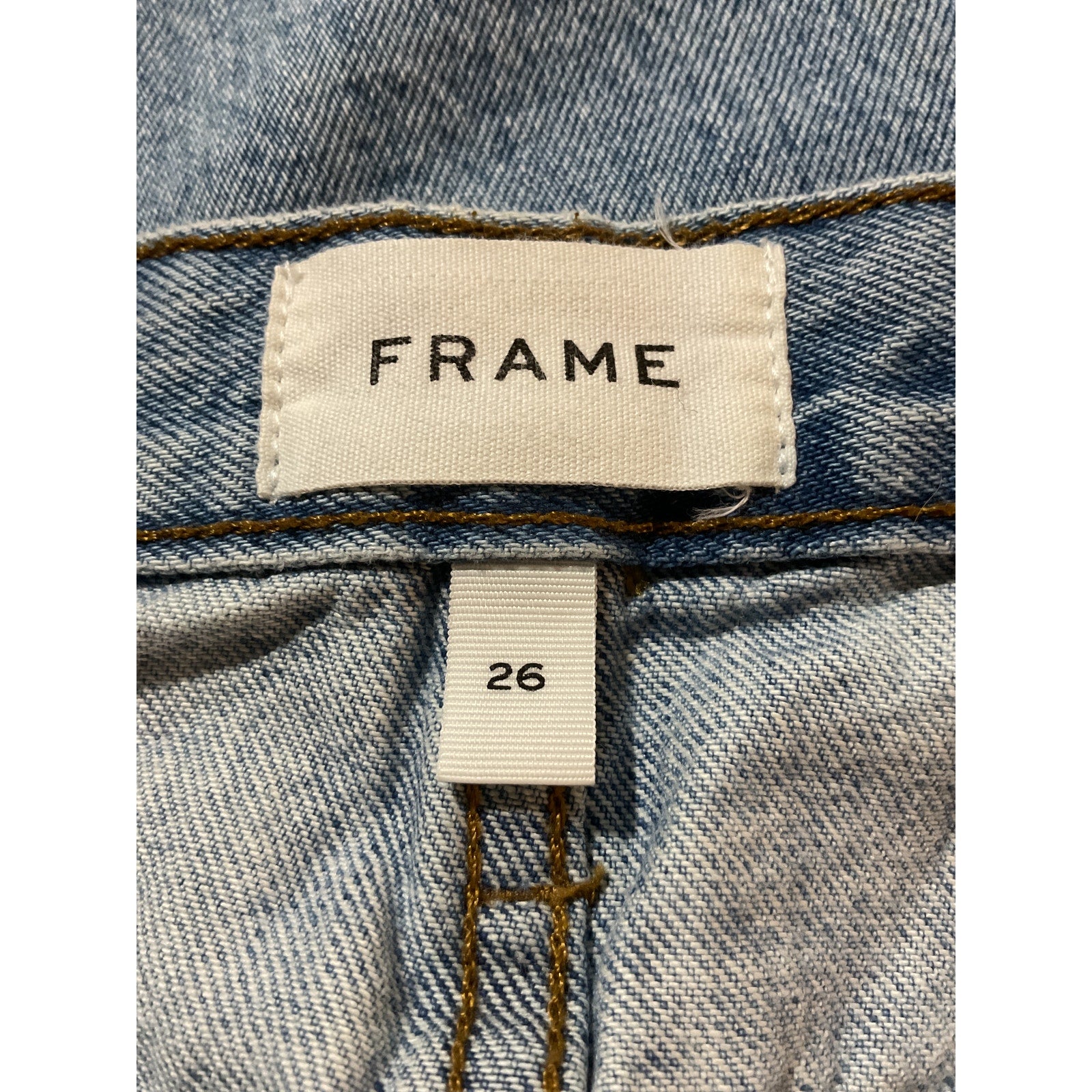 Frame 'Le' Blue Cotton Jane Cropped Denim Jean Size 26