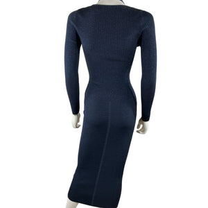 Retrofête Metallic Navy Odelia Dress Size XS
