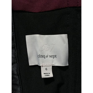 Cinq à Sept Strapless Calla Lily Mckenna Dress Size 6