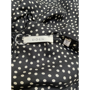 Dôen Polka Dot Black Sansa Dress Size XL