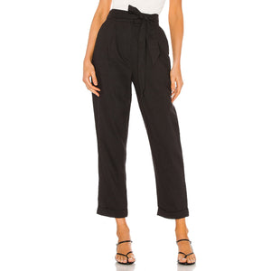 Majorelle 'Whitley' Black Linen Pants Size XXS