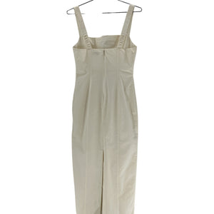 L'Academie Elegant Beige Marianna Renia Maxi Dress Size M