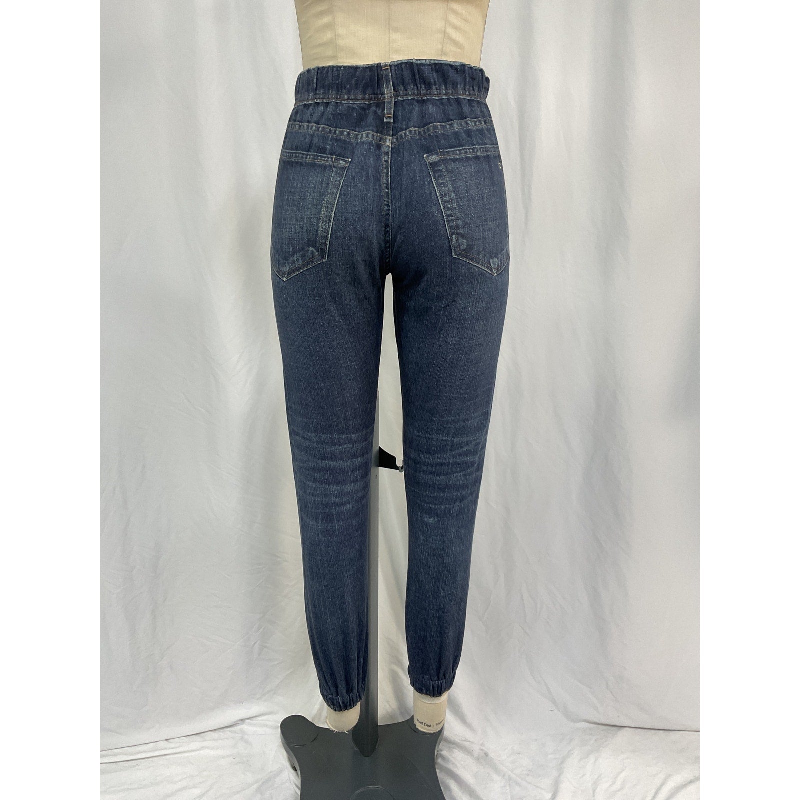 Rag & Bone 'Miramar' Blue Cotton Sweatpants Trompe L'Oeil Cotton Jogger Size XS
