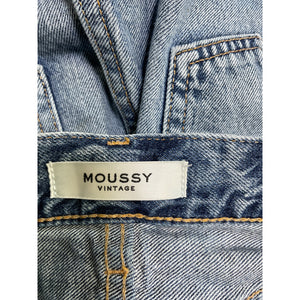 Moussy 'Lombard' Blue Cotton Slim Straight Denim Jean Size 23
