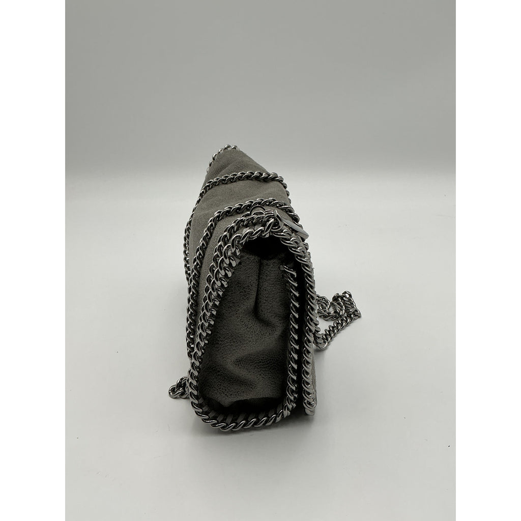 Stella Mccartney Grey Mini Falabella Crossbody Bag