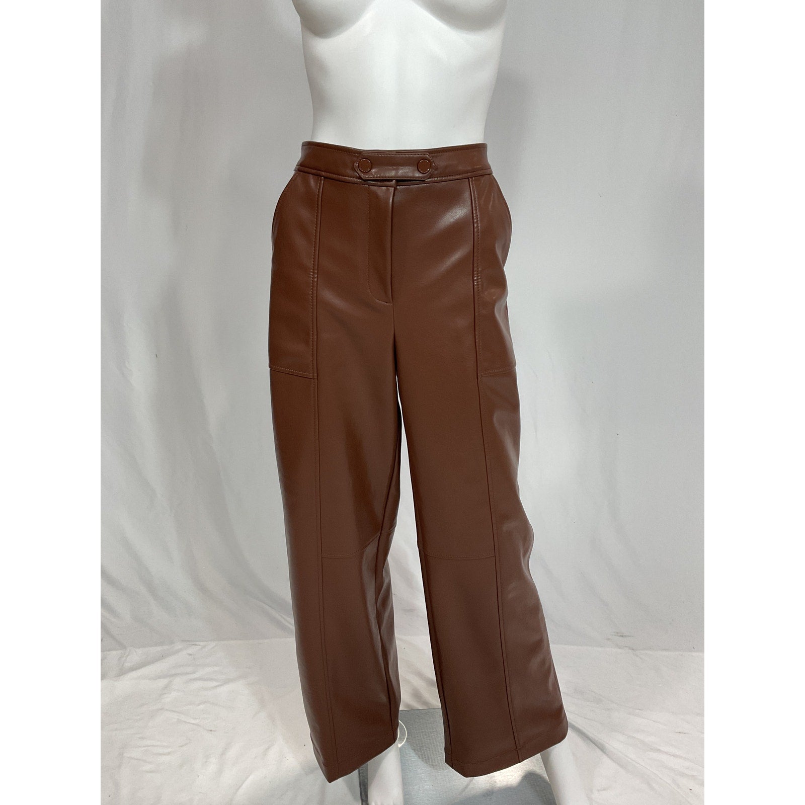 Simkhai 'Mackenzie' Brown Straight Leg Pants Size 8