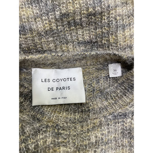 Les Coyotes De Paris 'Morris' Green M�lange Cashmere Sweater Vest Size 4