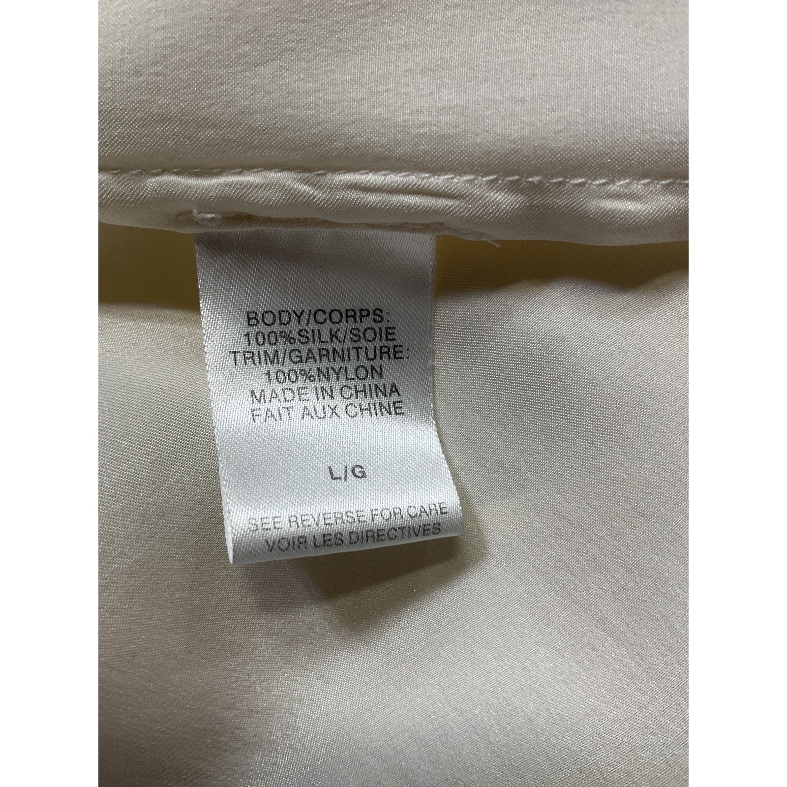 Cami Nyc 'Esme' White Silk Cami Size S