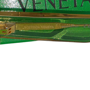 Bottega Veneta Edgy Yellow Square Sunglasses