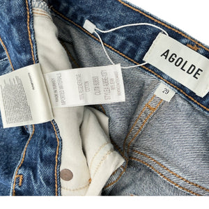 Agolde Relaxed Blue 90s Mid Rise Loose Fit Denim Jeans Size 29