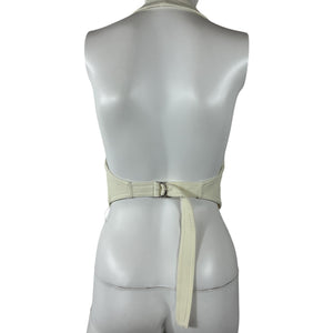 Ronny Kobo Tailored Beige Mina Vest Size XS
