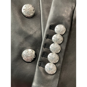 Veronica Beard 'Nevis' Black Leather Jacket Size 12