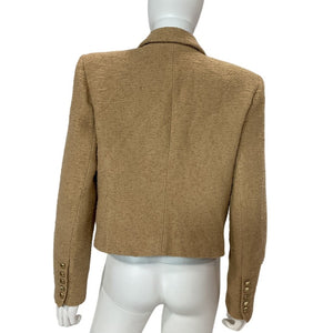 L'agence Tweed Almond Inez Blazer Size 12