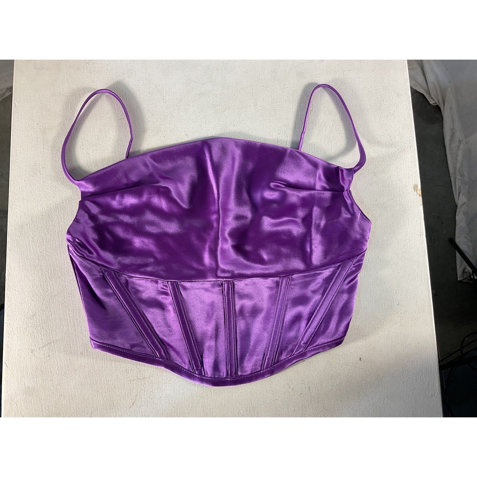 Retrofete 'Celia' Purple Acetate Top Size XS