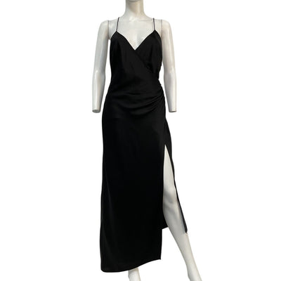 Ser.o.ya Silk Black Emma Dress Size L