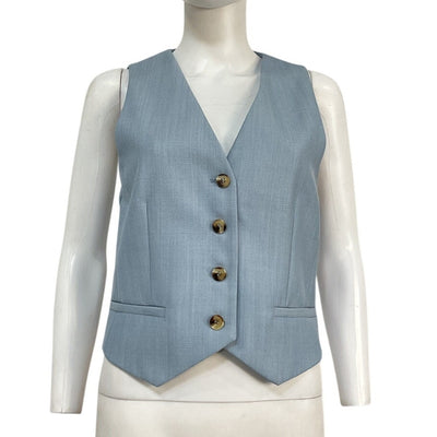 St. Agni Tailored Blue Carter Vest Size M