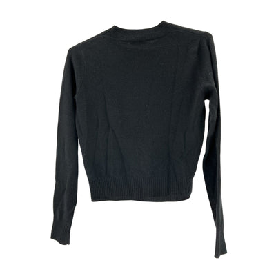 Reformation Luxe Black Dana Size XS Sweater
