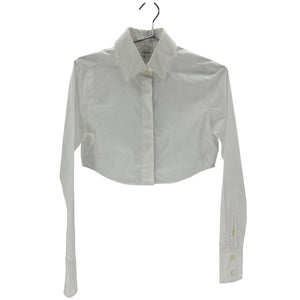 Frame Crisp White Saturday Button Up Size XS Cotton Blend Shirt
