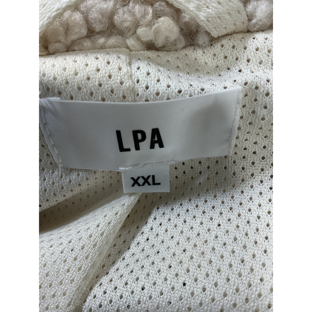 Lpa 'Ciao' White Pullover Faux Fur Sweater Size XXL