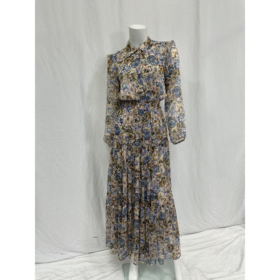 Misa Los Angeles 'Ahreana' Blue Polyester Dress Size XS