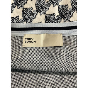 Tory Burch Blue Viscose Jacquard Shorts Size XS