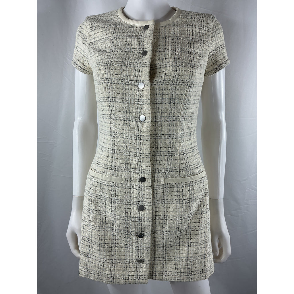 Majorelle 'Tammy' White Polyester Mini Dress Size S