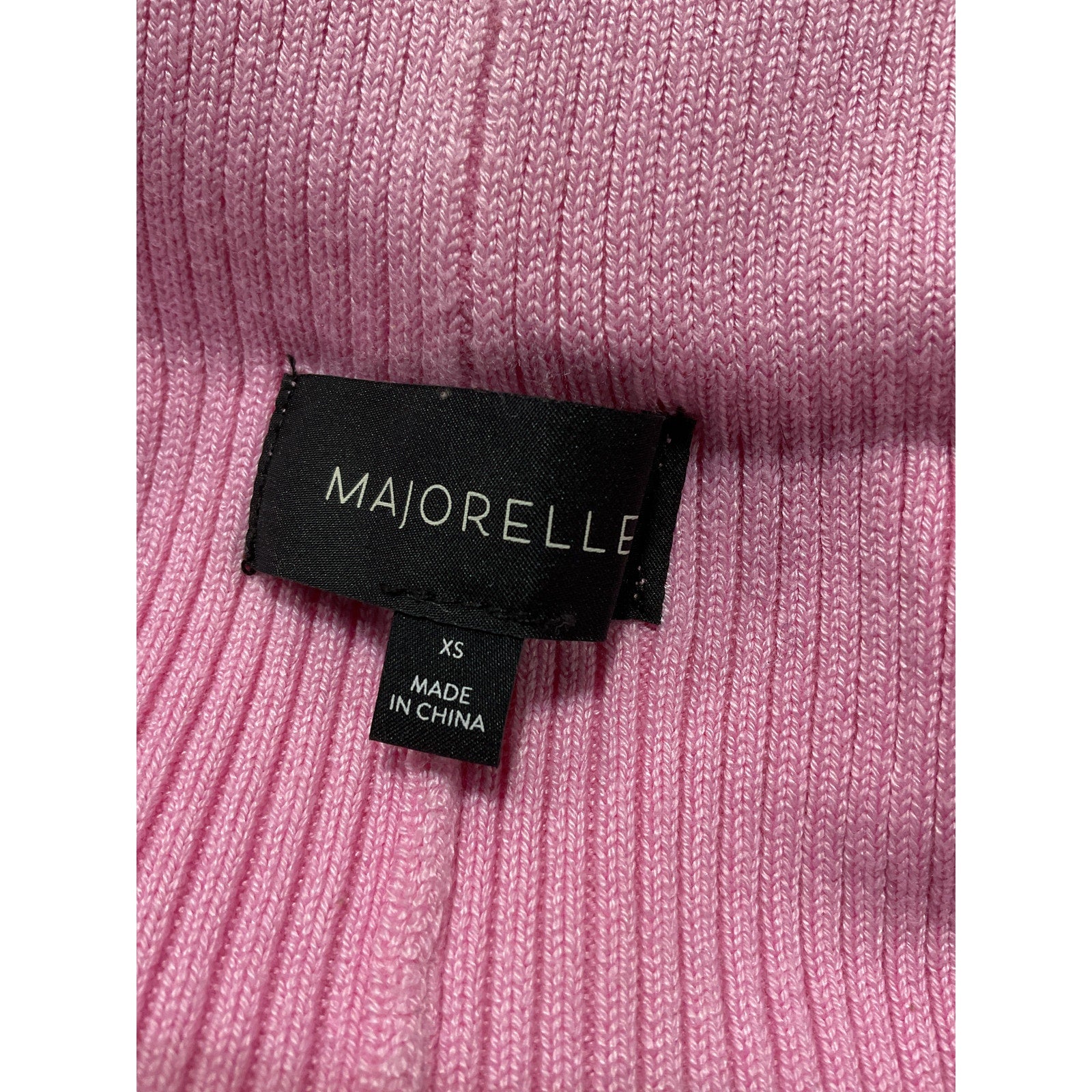 Majorelle Sweetheart Pink Ribbed Pant Size XS