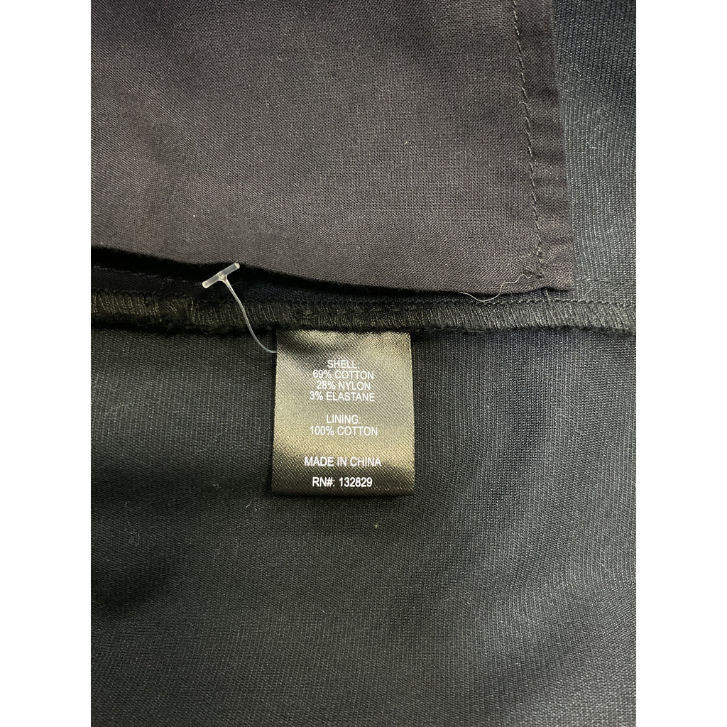 Helsa 'Faille' Black Poplin Halterneck Mini Dress Size L