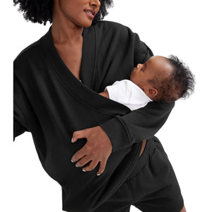 Hatch Cozy Black The Snuggle Sweatshirt Pullover Size 1