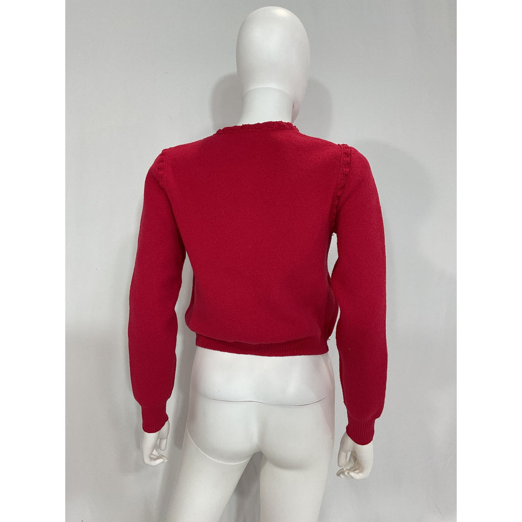Line & Dot 'Corey' Red Sweater Size XS