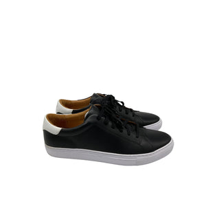 Ralph Lauren 'Jermain' Black Leather Sneaker Size 11