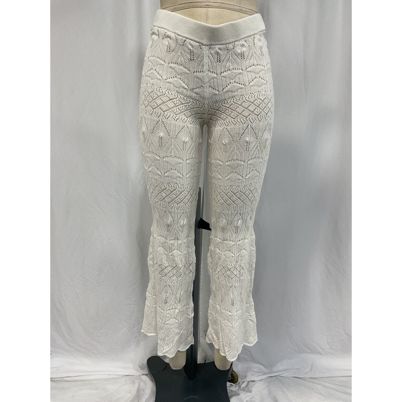 House Of Harlow 1960 X Revolve 'Mardee' White Viscose Pant Size M