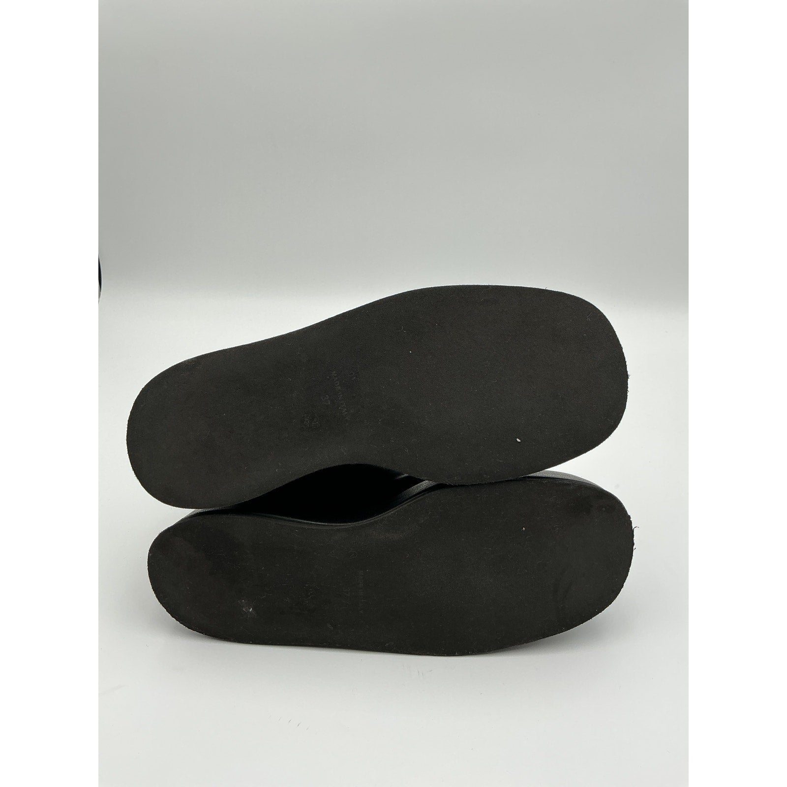 Gia Borghini x 'Rhw' Black Ankle Flat Boot Size 7