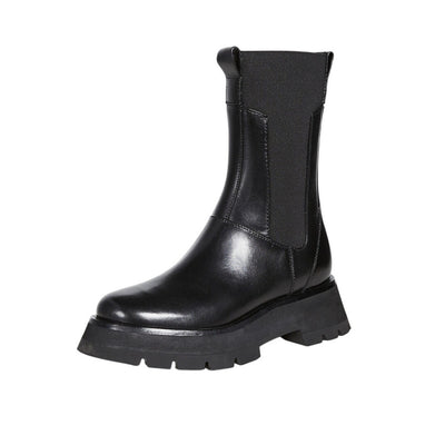 3.1 Phillip Lim Lug Sole Black Kate Combat Boots Size 38 EU / US 8