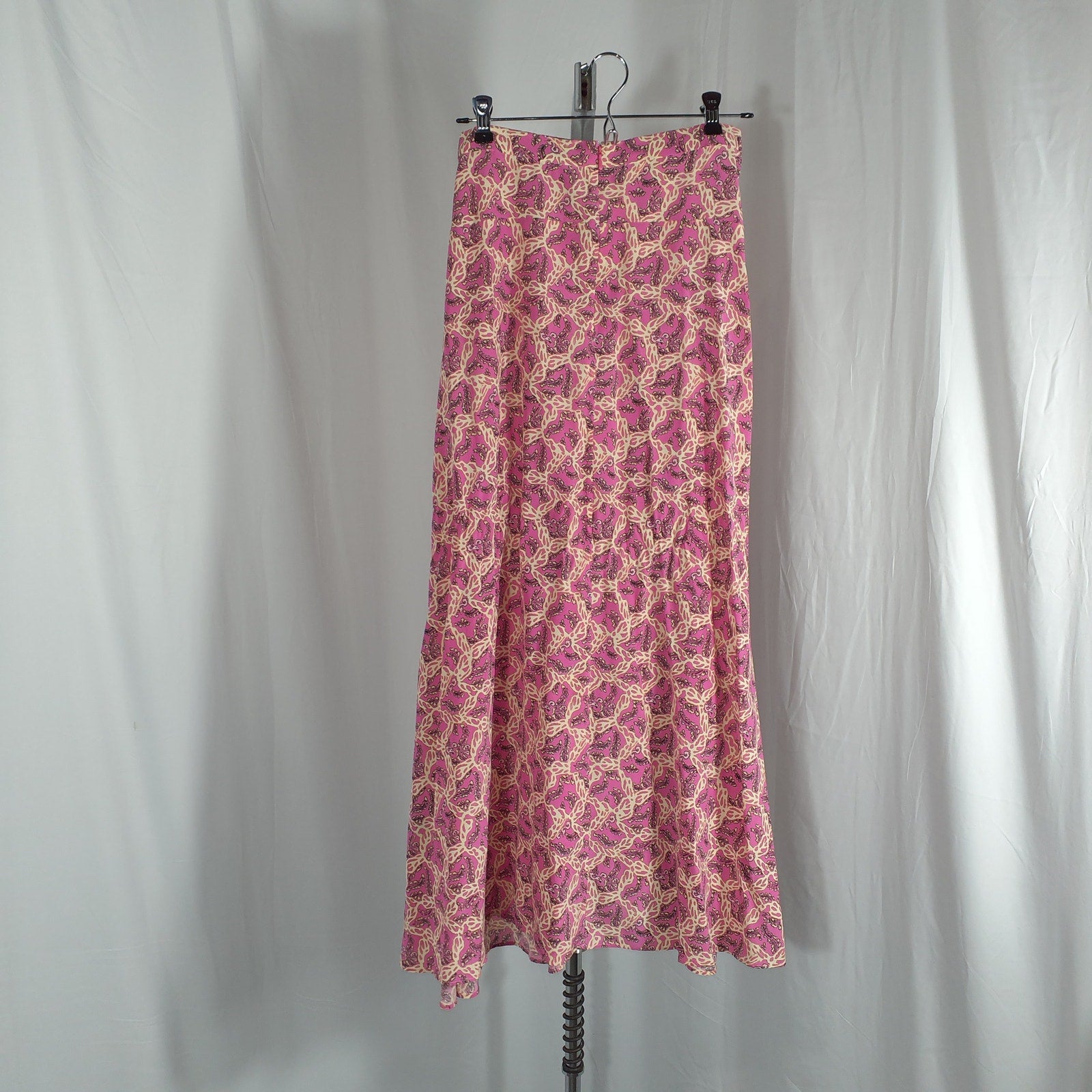 Isabel Marant 'Sakura' Pink Geometric Print Skirt Size 38