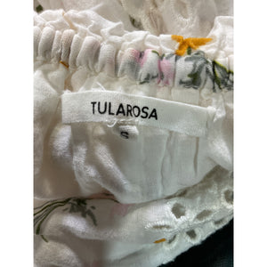 Tularosa Ruffled Floral Berklee Mini Dress Size S