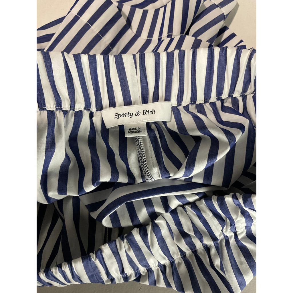 Sporty & Rich Sr Sport Blue Poplin Short Size XL