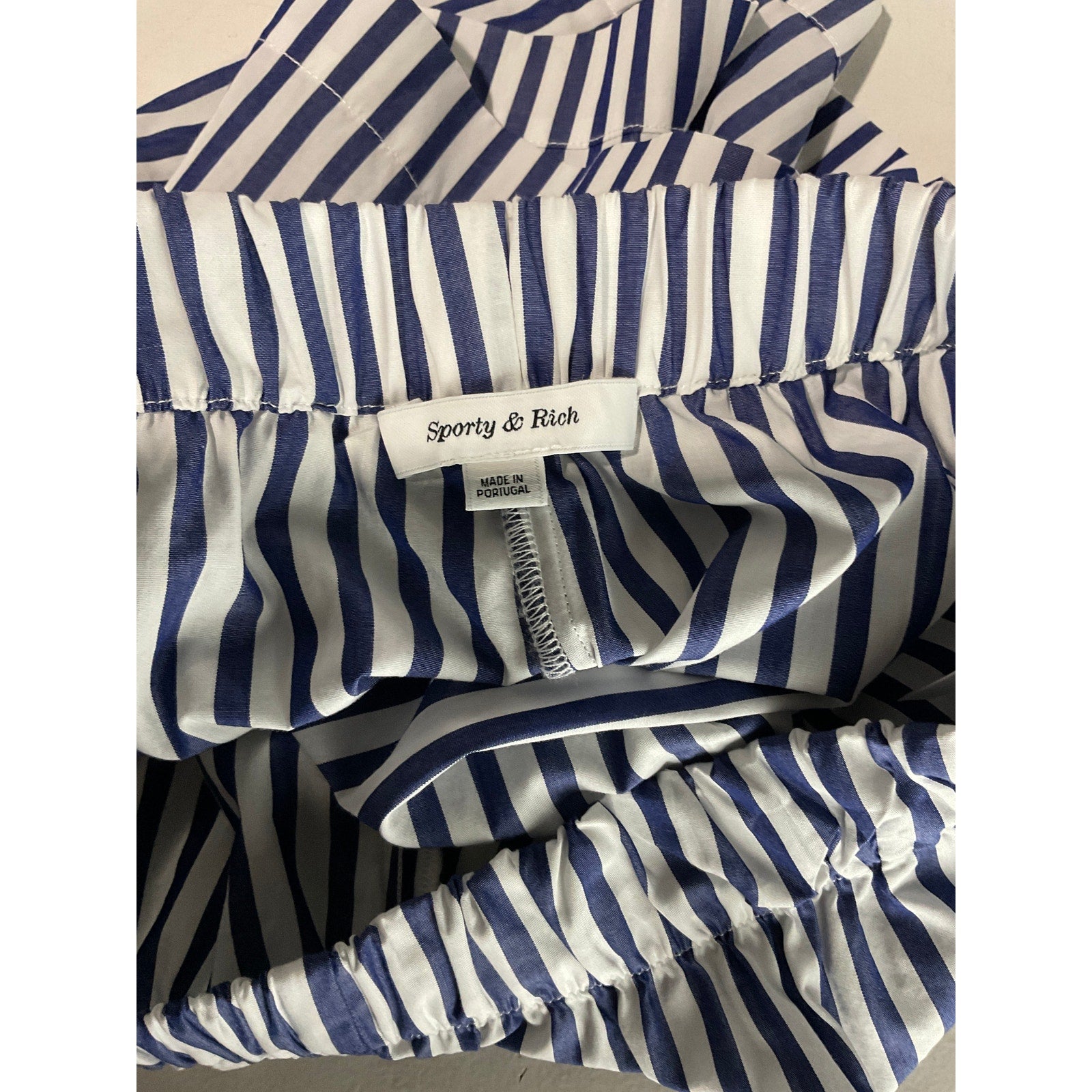 Sporty & Rich Sr Sport Blue Poplin Short Size XL