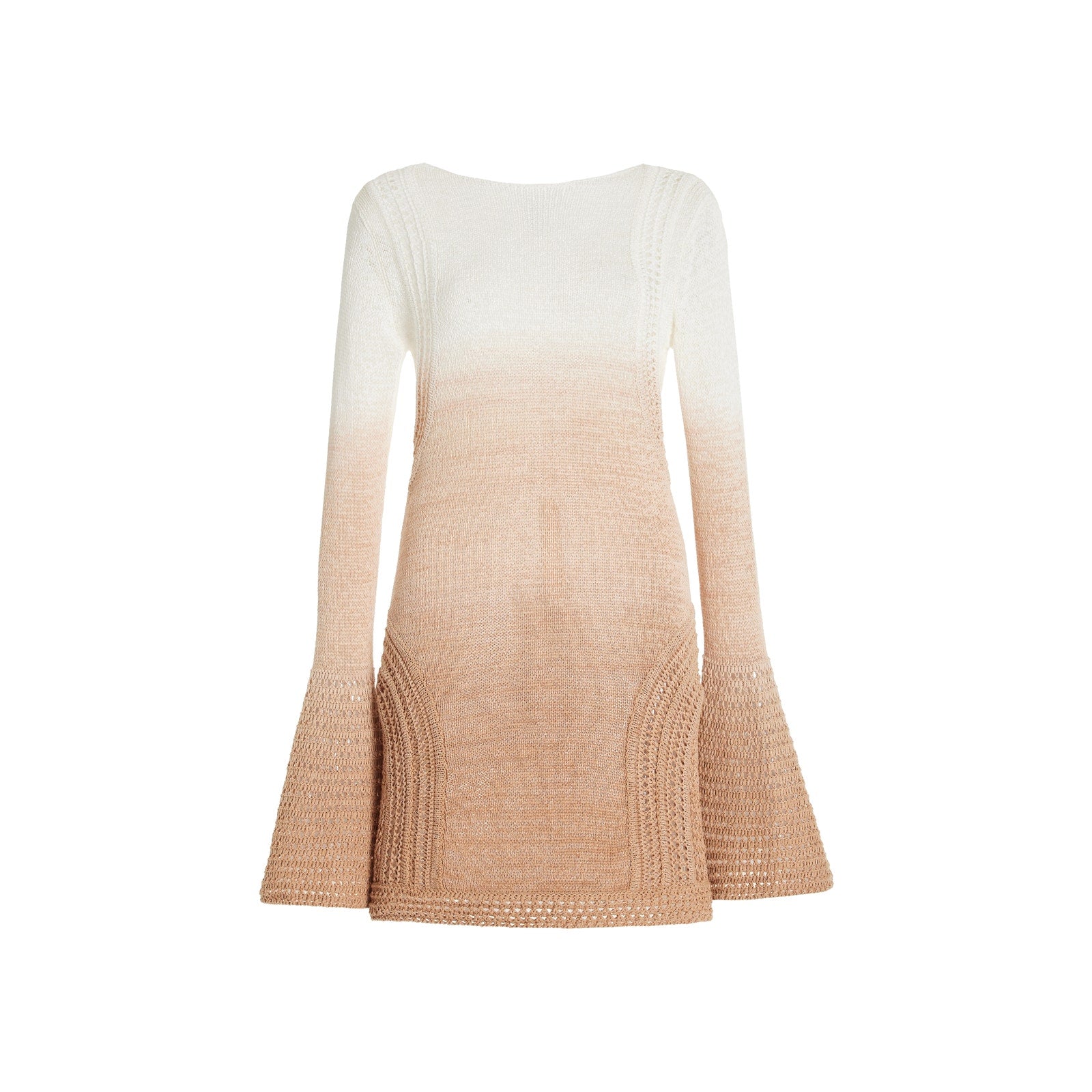 Significant Other 'Orly' Beige Cotton Knit Mini Dress Size 6