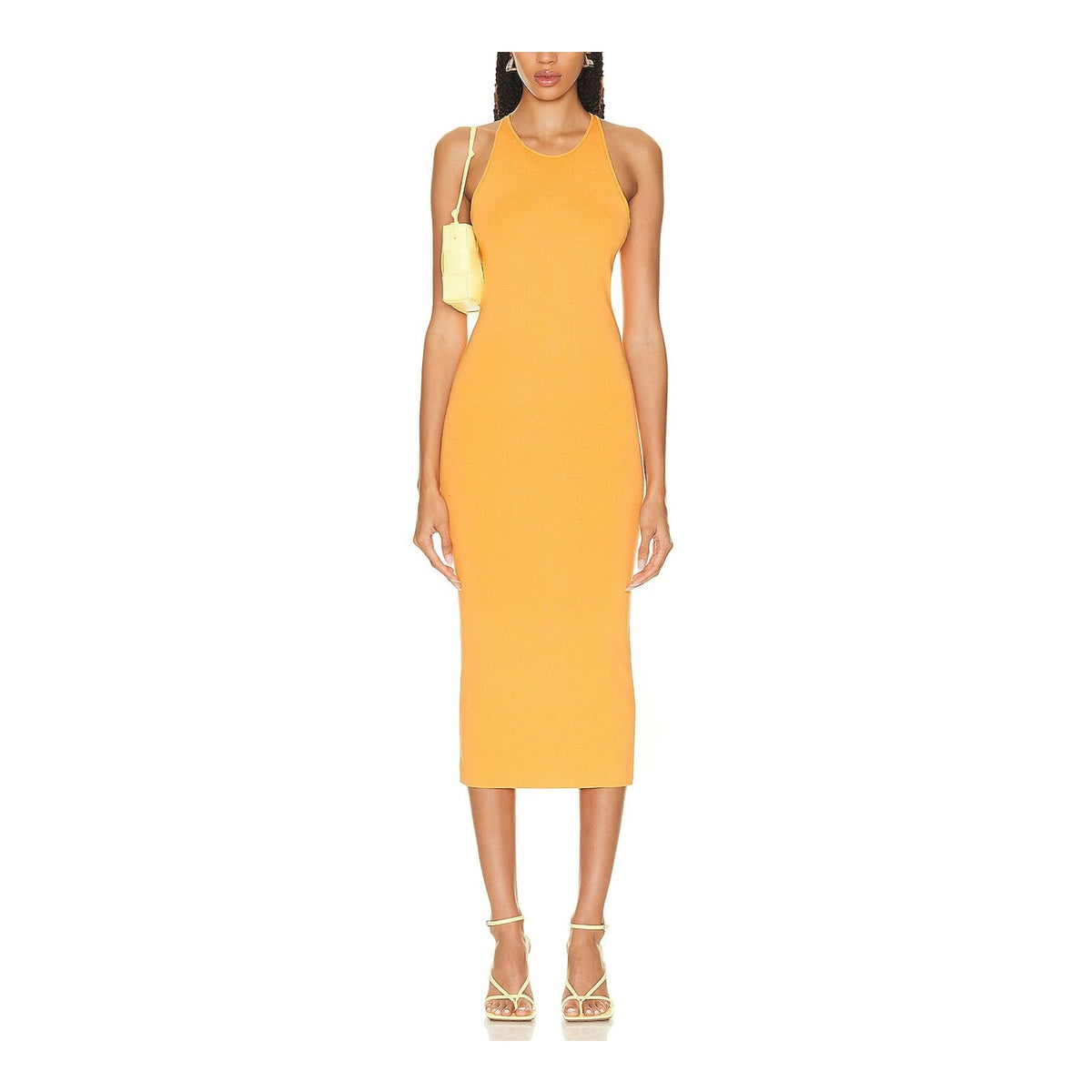 A.L.C. Ribbed Orange Marc Dress Size XS