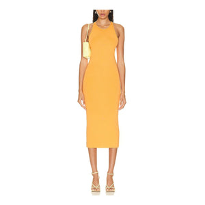 A.L.C. Ribbed Orange Marc Dress Size XS