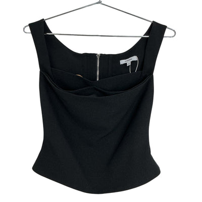 Miaou Draped Black Imogene Corset Size XS