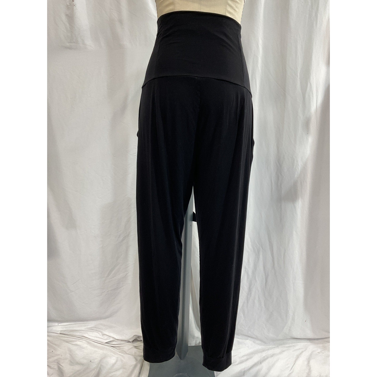Hatch 'The Over/Under Easy' Black Maternity Pant Size M