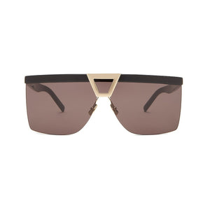 Saint Laurent Sleek Black Palace Mask Sunglasses