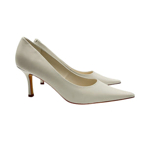 Tony Bianco Sleek White Stevie Pumps Size 11