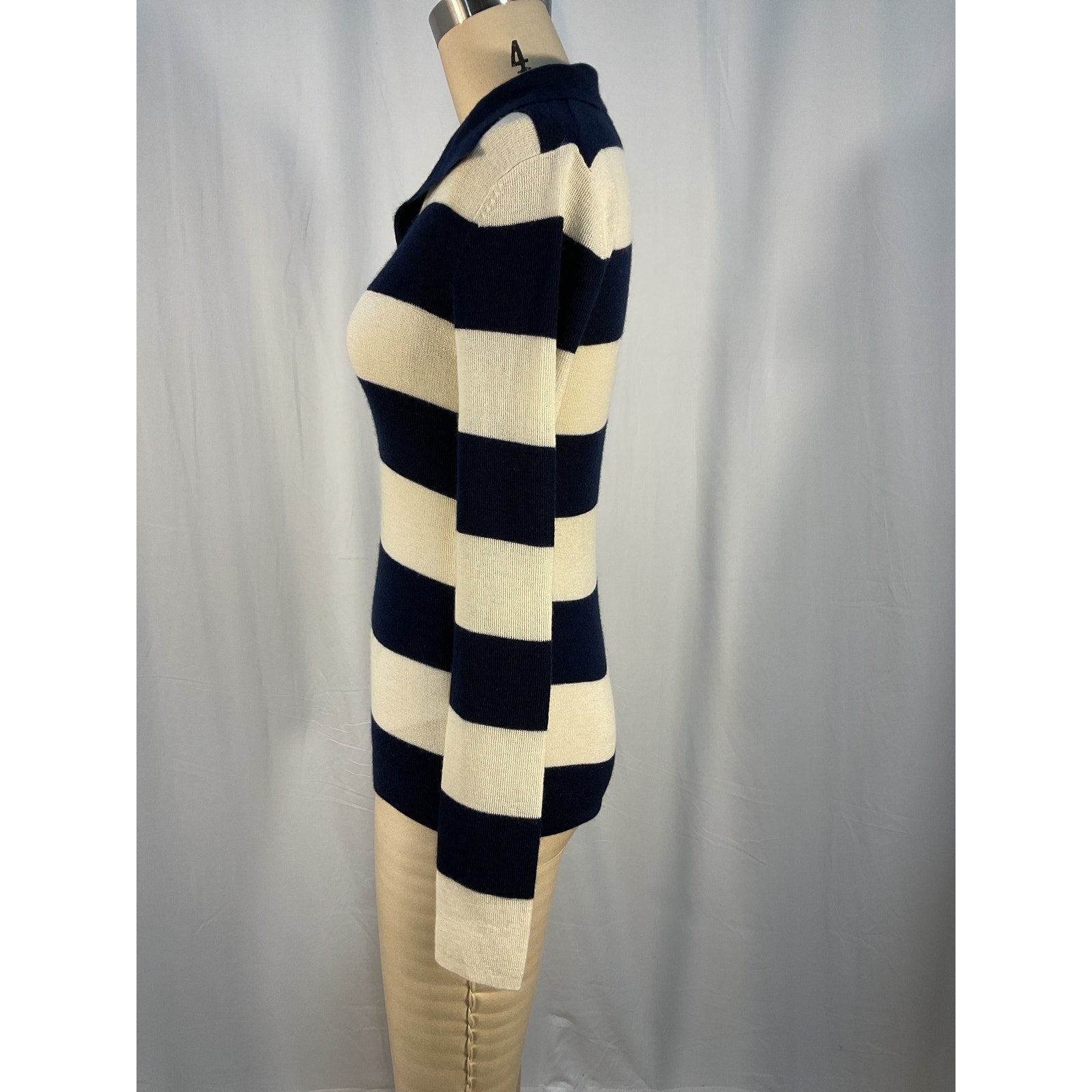 Nili Lotan 'Lucille' White Polo Top Size XS